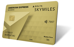 Delta SkyMiles Gold Business Amex Card